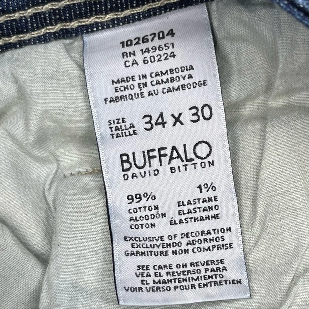 Buffalo David Bitton straight leg jeans